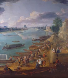 Vue de Paris depuis le Quai de la Rapée (détail)